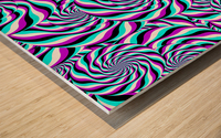 Hypnotic Art I Wood print