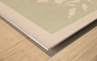 Leaves Wood print