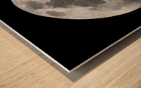 Oh Look At The Moon, She s Shining Up There Wood print