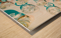 Fragile shapes Wood print