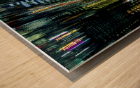 tokyo layers Wood print