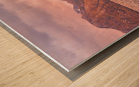 Whale Tail In the Mountains Wood print
