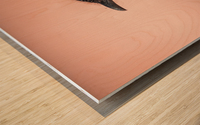 Greater Roadrunner Feathers Blow In the Wind Wood print