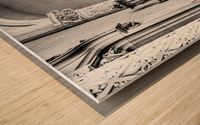 Gorgeous Textures of Old Architecture Wood print