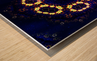 FLowering Fractals Wood print