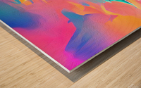Rainbow Sailing Wood print