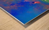 Older Neapolitan With Metal Detector Wood print