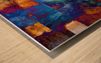 Abstract Energy Wood print