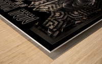 Dark Warrior Of The Elpidian Empire Fractal Art Portrait Wood print
