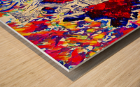 1973 Basketball Art Remix Wood print