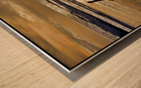 Beach Run Wood print