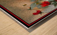 Dahlia Wood print