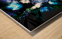 Blue Hue Wood print