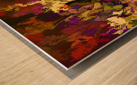 Color Bloom Wood print