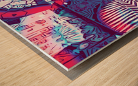 LOTUS LAND  Wood print