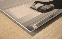 BW   Candid Retrospective 2001   Hair Day Curls   William Robert Stanek   Rare Limited Edition Wood print