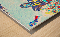 Touchdown Exuberance Wood print