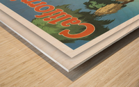 California Santa Fe Poster Wood print