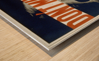 Dont mixem vintage poster Wood print