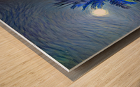 Lunar Palm Serenity Wood print