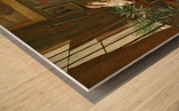 The young model Wood print
