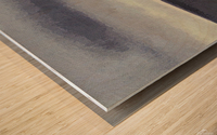 Horizon grays Wood print