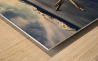Misty Bay Wood print