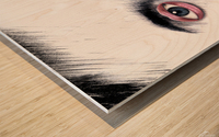 The Face Wood print