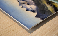 Turquoise lake 2 Wood print
