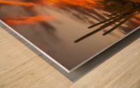 Southwest Sunset Wood print