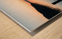 Langballigau at Dusk Wood print