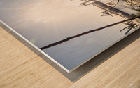 Elbe River in Hamburg Wood print