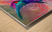 The Hummingbird  Wood print