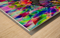 FLYING ZEBRA Wood print