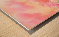 Pastel Flower Wood print