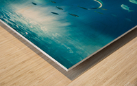 Manta Ray   Lisbon oceanarium Wood print