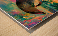 Mystical Dolphin Wood print