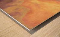 fiery sky Impression sur bois
