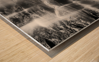 Nature Always Working Wood print