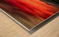 Kachemak Sunrise Wood print