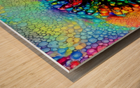 Chakra Mandala Wood print
