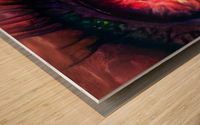 The Chakra Eye Wood print