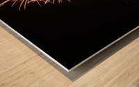 Fireworks Wood print