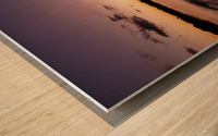 sunset  Wood print