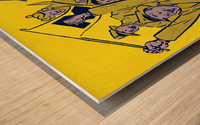 1951 Michigan Wolverines Football Crowd Art Wood print