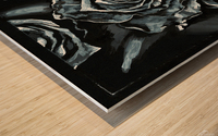 Black Rose Wood print