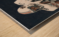 1985 Bo Jackson Auburn Football Art Wood print