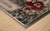 1969 Arkansas Razorbacks Football Art Wood print