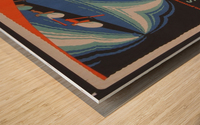 London Underground advertising poster, for the University Boat Race Wood print
