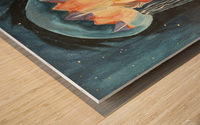 Deep Sea Jelly Wood print